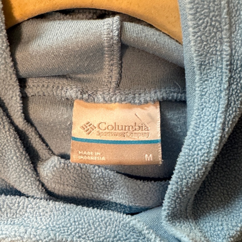 Columbia Light Blue Fleece Jacket - Picture 2 of 3